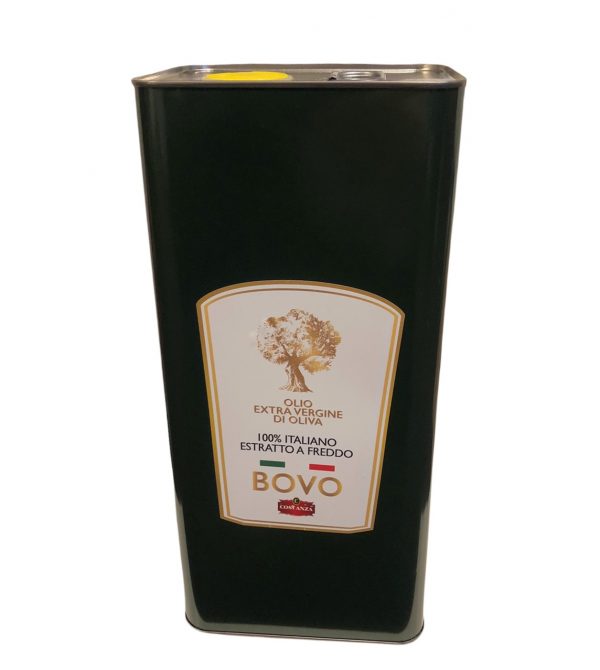 CAN OF EXTRA VIRGIN OLIVE OIL GOLD 5 LITER