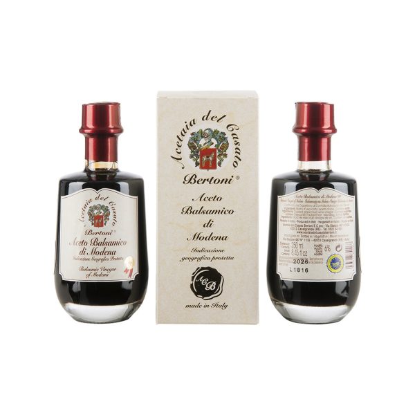 Rode balsamico di Modena, 8 jaar gerijpt op 4 eikenhouten vaten